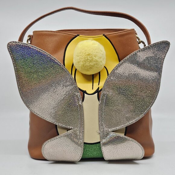 Disney Danielle Nicole Peter Pan Tinkerbell Fairy Keyhole Backpack Shoulder Bag - Picture 1 of 16